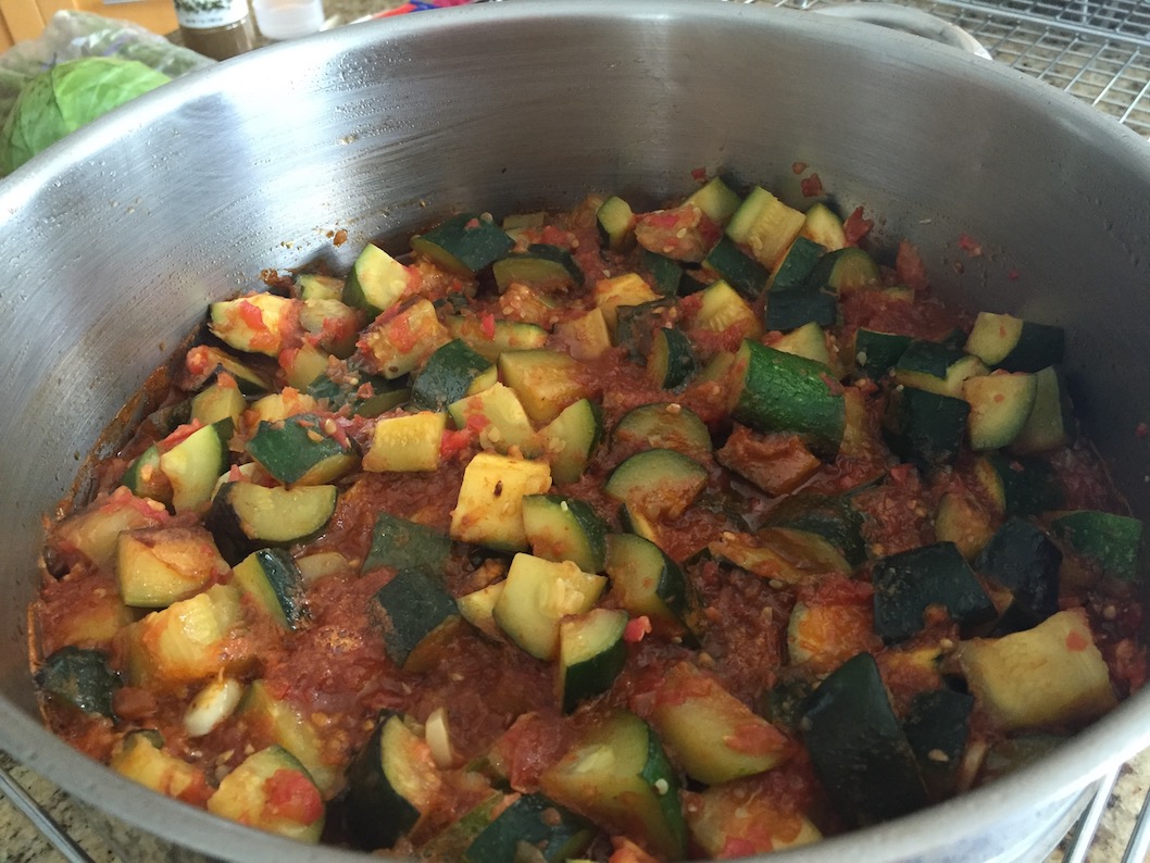 zucchini in sauce